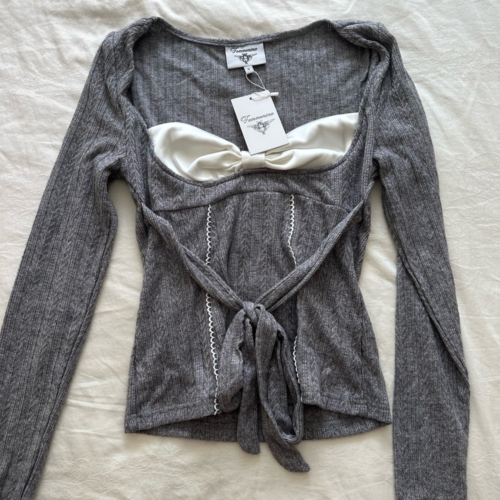 femmenina isabella long sleeve top